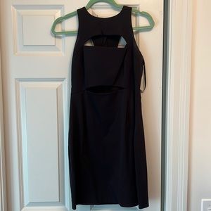 Milly Black Cutout Mini Dress